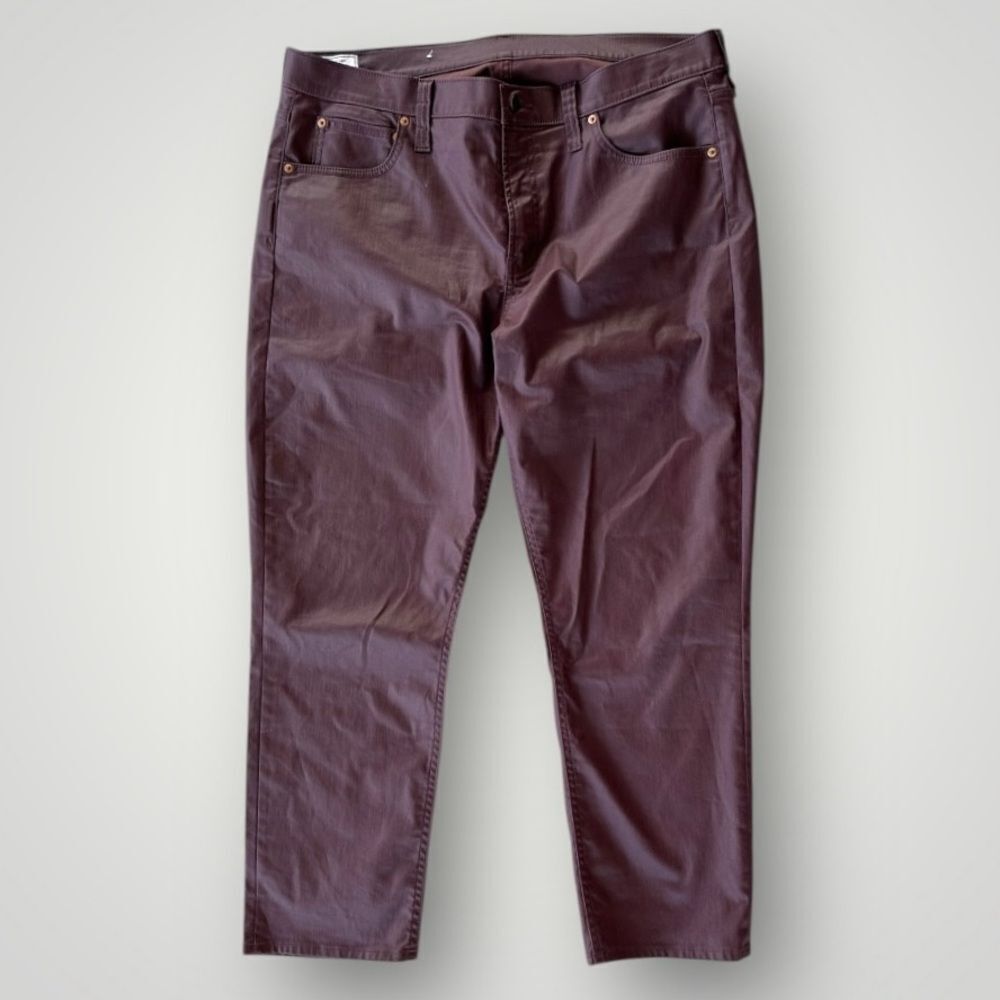 🎉5 for$45🎉Gap Pants Faux Leather Women Size 18R Vintage Slim Mid Rise Brown